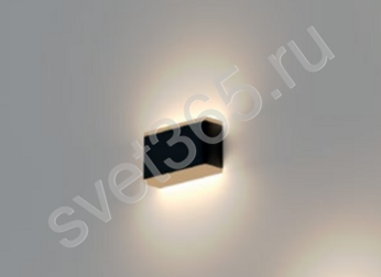 Светильник светодиодный DH010 12W накладной 4000К черный 220V IP54